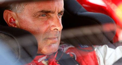 LOUDON, NH - JULY 13:  Mike Stefanik, driver of the #66 Canto & Sons Pvng/Robert B. Our Co. Ford, sits in his car during qualifying for the NASCAR Whelen Modified Tour Town Fair Tire 100 at New Hampshire Motor Speedway on July 13, 2012 in Loudon, New Hampshire.  (Photo by Jared Wickerham/Getty Images for NASCAR) | Getty Images