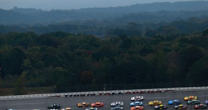 TALLADEGA, ALABAMA - OCTOBER 13: Kyle Busch, driver of the #18 M&M's Hazelnut Toyota, during Monster Energy NASCAR Cup Series 1000Bulbs.com 500 at Talladega Superspeedway on October 13, 2019 in Talladega, Alabama. (Photo by Sean Gardner/Getty Images) | Getty Images