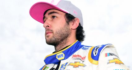 KANSAS CITY, KANSAS - OCTOBER 20: Chase Elliott, driver of the #9 NAPA Auto Parts Chevrolet, stands on the grid following the Monster Energy NASCAR Cup Series Hollywood Casino 400 at Kansas Speedway on October 20, 2019 in Kansas City, Kansas. (Photo by Jared C. Tilton/Getty Images) | Getty Images