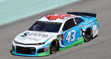 HOMESTEAD, FLORIDA - NOVEMBER 16: Bubba Wallace, driver of the #43 Victory Junction Chevrolet, drives during practice for the Monster Energy NASCAR Cup Series Ford EcoBoost 400 at Homestead-Miami Speedway on November 16, 2019 in Homestead, Florida. (Photo by Chris Graythen/Getty Images) | Getty Images