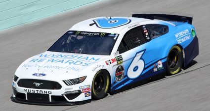 HOMESTEAD, FLORIDA - NOVEMBER 16: Ryan Newman, driver of the #6 Wyndham Rewards Ford, drives during practice for the Monster Energy NASCAR Cup Series Ford EcoBoost 400 at Homestead-Miami Speedway on November 16, 2019 in Homestead, Florida. (Photo by Chris Graythen/Getty Images) | Getty Images