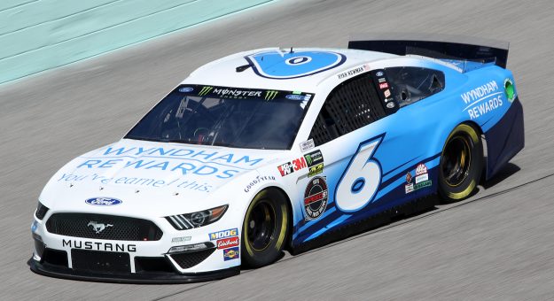 HOMESTEAD, FLORIDA - NOVEMBER 16: Ryan Newman, driver of the #6 Wyndham Rewards Ford, drives during practice for the Monster Energy NASCAR Cup Series Ford EcoBoost 400 at Homestead-Miami Speedway on November 16, 2019 in Homestead, Florida. (Photo by Chris Graythen/Getty Images) | Getty Images