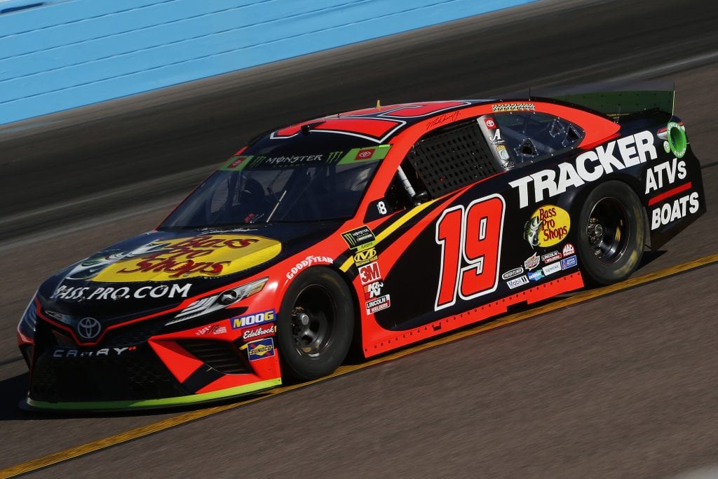 AVONDALE, ARIZONA - NOVEMBER 08: Martin Truex Jr., driver of the #19 Bass Pro Shops Toyota, practices for the Monster Energy NASCAR Cup Series Bluegreen Vacations 500 at ISM Raceway on November 08, 2019 in Avondale, Arizona. (Photo by Jonathan Ferrey/Getty Images) | Getty Images