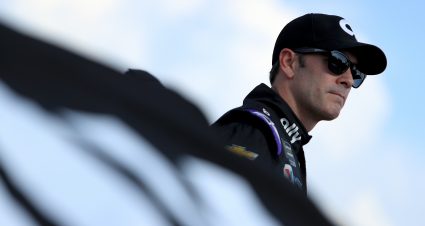 CHARLOTTE, NORTH CAROLINA - SEPTEMBER 27: Jimmie Johnson, driver of the #48 Ally Chevrolet, during qualifying for the Monster Energy NASCAR Cup Series Bank of America ROVAL 400 at Charlotte Motor Speedway on September 27, 2019 in Charlotte, North Carolina. (Photo by Streeter Lecka/Getty Images) | Getty Images