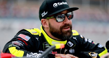 TALLADEGA, ALABAMA - OCTOBER 12: Paul Menard, driver of the #21 Menards/Tarkett Ford, stands on the grid during qualifying for the Monster Energy NASCAR Cup Series 1000Bulbs.com 500 at Talladega Superspeedway on October 12, 2019 in Talladega, Alabama. (Photo by Sean Gardner/Getty Images) | Getty Images