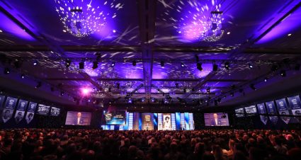 CHARLOTTE, NORTH CAROLINA - JANUARY 31: A general view of the NASCAR Hall of Fame Induction Ceremony at the Charlotte Convention Center on January 31, 2020 in Charlotte, North Carolina. (Photo by Streeter Lecka/Getty Images) | Getty Images