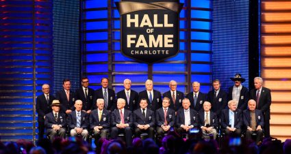 CHARLOTTE, NORTH CAROLINA - JANUARY 31: A general view of the NASCAR Hall of Famers following the 2020 NASCAR Hall of Fame Induction Ceremony at Charlotte Convention Center on January 31, 2020 in Charlotte, North Carolina. (Photo by Jared C. Tilton/Getty Images) | Getty Images