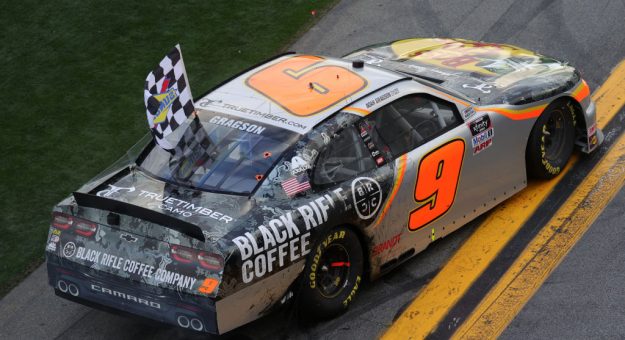 Visit Noah Gragson gets first NASCAR Xfinity win in wild Daytona shootout page