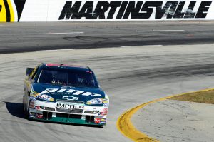 MARTINSVILLE, VA - OCTOBER 24: Dale Earnhardt Jr., driver of the #88 AMP Energy/National Guard Chevrolet, leads the field during the NASCAR Sprint Cup Series TUMS Fast Relief 500 at Martinsville Speedway on October 24, 2010 in Martinsville, Virginia. (Photo by John Harrelson/Getty Images) | Getty Images