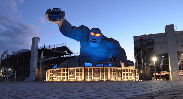 Visit Dover’s Monster Monument shines blue in support of Delaware, national health care workers page