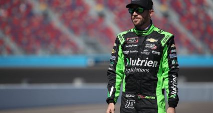 AVONDALE, ARIZONA - MARCH 07: Ross Chastain, driver of the #10 Nutrien Ag Solutions Chevrolet, stands on the grid during qualifying for the NASCAR Xfinity Series LS Tractor 200 at Phoenix Raceway on March 07, 2020 in Avondale, Arizona. (Photo by Christian Petersen/Getty Images) | Getty Images