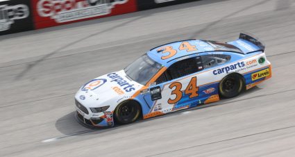 DARLINGTON, SOUTH CAROLINA - MAY 17: Michael McDowell, driver of the #34 CarParts.com Ford, drives during the NASCAR Cup Series The Real Heroes 400 at Darlington Raceway on May 17, 2020 in Darlington, South Carolina. NASCAR resumes the season after the nationwide lockdown due to the ongoing coronavirus (COVID-19).  (Photo by Chris Graythen/Getty Images) | Getty Images