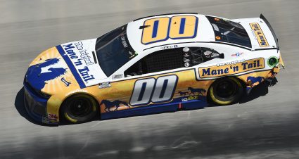 BRISTOL, TENNESSEE - MAY 31: Quin Houff, driver of the #00 Mane 'n Tail Chevrolet, drives during the NASCAR Cup Series Food City presents the Supermarket Heroes 500 at Bristol Motor Speedway on May 31, 2020 in Bristol, Tennessee. (Photo by Jared C. Tilton/Getty Images) | Getty Images