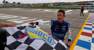AJ Allmendinger earns first career NASCAR oval victory