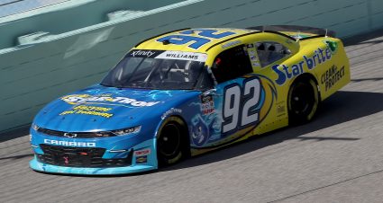 HOMESTEAD, FLORIDA - JUNE 13: Josh Williams, driver of the #92 Starbrite/Star Tron Chevrolet, races during the NASCAR Xfinity Series Hooters 250 at Homestead-Miami Speedway on June 13, 2020 in Homestead, Florida. (Photo by Chris Graythen/Getty Images) | Getty Images