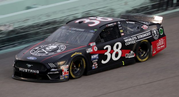 HOMESTEAD, FLORIDA - JUNE 14: John Hunter Nemechek, driver of the #38 Death Wish Coffee Ford, races during the NASCAR Cup Series Dixie Vodka 400 at Homestead-Miami Speedway on June 14, 2020 in Homestead, Florida. (Photo by Chris Graythen/Getty Images) | Getty Images