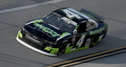 TALLADEGA, ALABAMA - JUNE 20: Jesse Little, driver of the #4 Skuttletight Chevrolet, drives during the NASCAR Xfinity Series Unhinged 300 at Talladega Superspeedway on June 20, 2020 in Talladega, Alabama. (Photo by Chris Graythen/Getty Images) | Getty Images