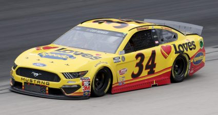 FORT WORTH, TEXAS - OCTOBER 28: Michael McDowell, driver of the #34 Love's Travel Stops Ford, drives during the NASCAR Cup Series Autotrader EchoPark Automotive 500 at Texas Motor Speedway on October 28, 2020 in Fort Worth, Texas. (Photo by Chris Graythen/Getty Images) | Getty Images