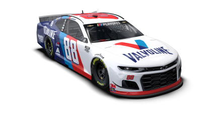 Alex Bowman’s 2020 #88 Valvoline Chevrolet paint scheme.