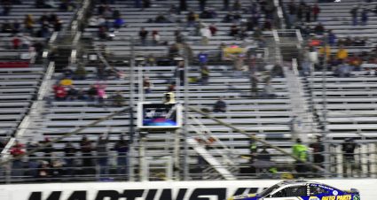 MARTINSVILLE, VIRGINIA - NOVEMBER 01: Chase Elliott, driver of the #9 NAPA Auto Parts Chevrolet, crosses the finish line to win the NASCAR Cup Series Xfinity 500 at Martinsville Speedway on November 01, 2020 in Martinsville, Virginia. (Photo by Jared C. Tilton/Getty Images) | Getty Images
