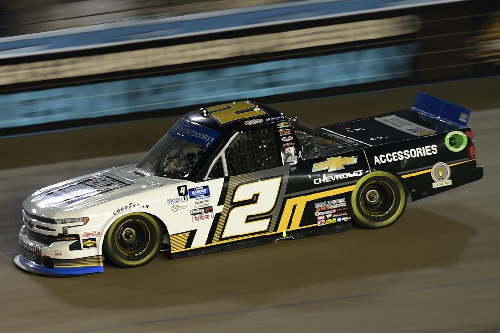 AVONDALE, ARIZONA - NOVEMBER 06: Sheldon Creed, driver of the #2 Chevy Accessories/Trench Shoring Chevrolet, drives during the NASCAR Gander RV & Outdoors Truck Series Lucas Oil 150 at Phoenix Raceway on November 06, 2020 in Avondale, Arizona. (Photo by Jared C. Tilton/Getty Images) | Getty Images