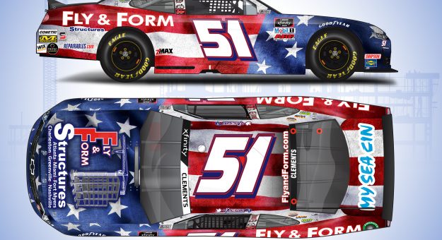 2020 NASCAR Xfinity Series #51 Jeremy Clements Chevrolet paint scheme