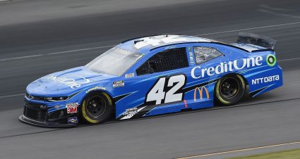 LONG POND, PENNSYLVANIA - JUNE 27: Matt Kenseth, driver of the #42 Credit One Bank Chevrolet, drives during the NASCAR Cup Series Pocono Organics 325 in partnership with Rodale Institute at Pocono Raceway on June 27, 2020 in Long Pond, Pennsylvania. (Photo by Jared C. Tilton/Getty Images) | Getty Images