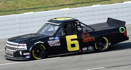 LONG POND, PENNSYLVANIA - JUNE 28: Norm Benning, driver of the #6 H & H Transport Chevrolet, drives during the NASCAR Gander RV & Outdoors Truck Series Pocono Organics 150 to benefit Farm Aid at Pocono Raceway on June 28, 2020 in Long Pond, Pennsylvania. (Photo by Jared C. Tilton/Getty Images) | Getty Images