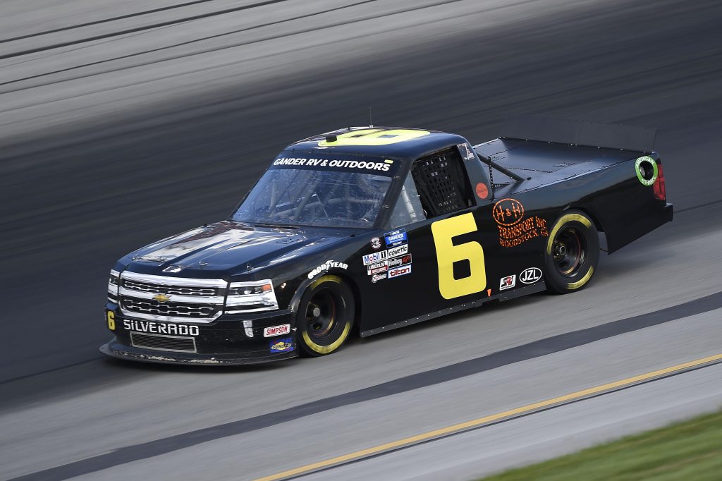 SPARTA, KENTUCKY - JULY 11: Norm Benning, driver of the #6 H & H Transport Chevrolet, drives during the NASCAR Gander RV & Outdoors Truck Series Buckle Up In Your Truck 225 at Kentucky Speedway on July 11, 2020 in Sparta, Kentucky. (Photo by Jared C. Tilton/Getty Images) | Getty Images