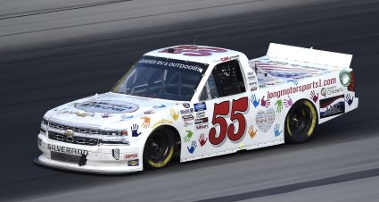 SPARTA, KENTUCKY - JULY 11: Dawson Cram, driver of the #55 Long Motorsports Chevrolet, drives during the NASCAR Gander RV & Outdoors Truck Series Buckle Up In Your Truck 225 at Kentucky Speedway on July 11, 2020 in Sparta, Kentucky. (Photo by Jared C. Tilton/Getty Images) | Getty Images