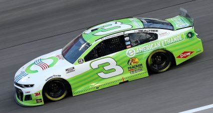 KANSAS CITY, KANSAS - JULY 23: Austin Dillon, driver of the #3 American Ethanol Chevrolet, drives during the NASCAR Cup Series Super Start Batteries 400 Presented by O'Reilly Auto Parts at Kansas Speedway on July 23, 2020 in Kansas City, Kansas. (Photo by Jamie Squire/Getty Images) | Getty Images
