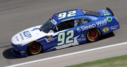 KANSAS CITY, KANSAS - JULY 25: Josh Williams, driver of the #92 Sleep Well/Verve/Alloy Chevrolet, drives during the NASCAR Xfinity Series Kansas Lottery 250 at Kansas Speedway on July 25, 2020 in Kansas City, Kansas. (Photo by Jamie Squire/Getty Images) | Getty Images