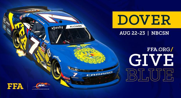 Visit FFA on board Justin Allgaier’s No. 7 for NASCAR Dover Doubleheader page
