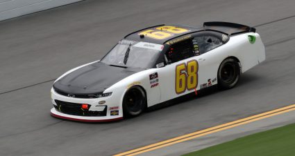 DAYTONA BEACH, FLORIDA - AUGUST 15: Brandon Brown, driver of the #68 BMS Chevrolet, drives during the NASCAR Xfinity Series UNOH 188 at Daytona International Speedway on August 15, 2020 in Daytona Beach, Florida. (Photo by Chris Graythen/Getty Images) | Getty Images