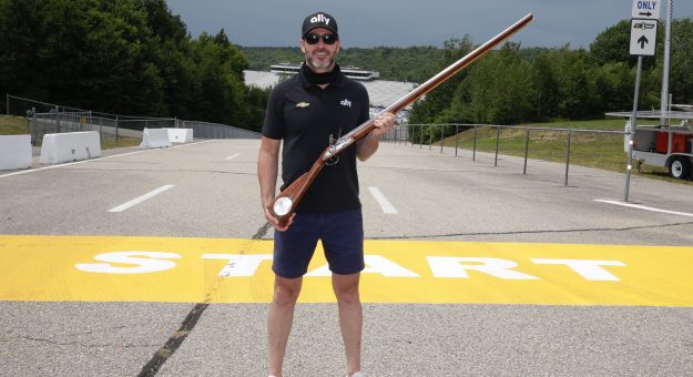 Jimmie Johnson New Hampshire Gift Presentation