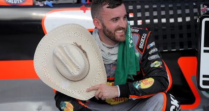 FORT WORTH, TEXAS - JULY 19: Austin Dillon, driver of the #3 Bass Pro Shops Chevrolet, celebrates in Victory Lane after winning the NASCAR Cup Series O'Reilly Auto Parts 500 at Texas Motor Speedway on July 19, 2020 in Fort Worth, Texas. (Photo by Chris Graythen/Getty Images) | Getty Images