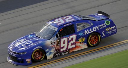 DAYTONA BEACH, FLORIDA - AUGUST 28: Josh Williams, driver of the #92 Alloy Employer Services/ProAct Chevrolet, drives during the NASCAR Xfinity Series Wawa 250 Powered by Coca-Cola at Daytona International Speedway on August 28, 2020 in Daytona Beach, Florida. (Photo by Chris Graythen/Getty Images) | Getty Images