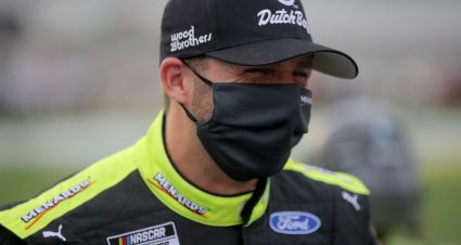 DAYTONA BEACH, FLORIDA - AUGUST 29: Matt DiBenedetto, driver of the #21 Menards/Dutch Boy Ford, looks on prior to the NASCAR Cup Series Coke Zero Sugar 400 at Daytona International Speedway on August 29, 2020 in Daytona Beach, Florida. (Photo by Chris Graythen/Getty Images) | Getty Images