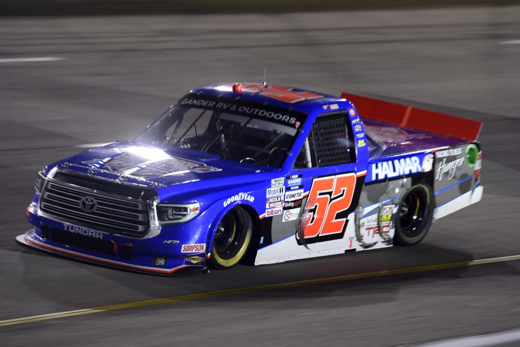 RICHMOND, VIRGINIA - SEPTEMBER 10: Stewart Friesen, driver of the #52 Halmar Racing To Beat Hunger Toyota, drives during the NASCAR Gander Outdoors Truck Series ToyotaCare 250 at Richmond Raceway on September 10, 2020 in Richmond, Virginia. (Photo by Jared C. Tilton/Getty Images) | Getty Images