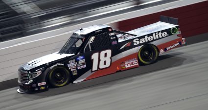 RICHMOND, VIRGINIA - SEPTEMBER 10: Christian Eckes, driver of the #18 Safelite AutoGlass Toyota, drives during the NASCAR Gander Outdoors Truck Series ToyotaCare 250 at Richmond Raceway on September 10, 2020 in Richmond, Virginia. (Photo by Jared C. Tilton/Getty Images) | Getty Images