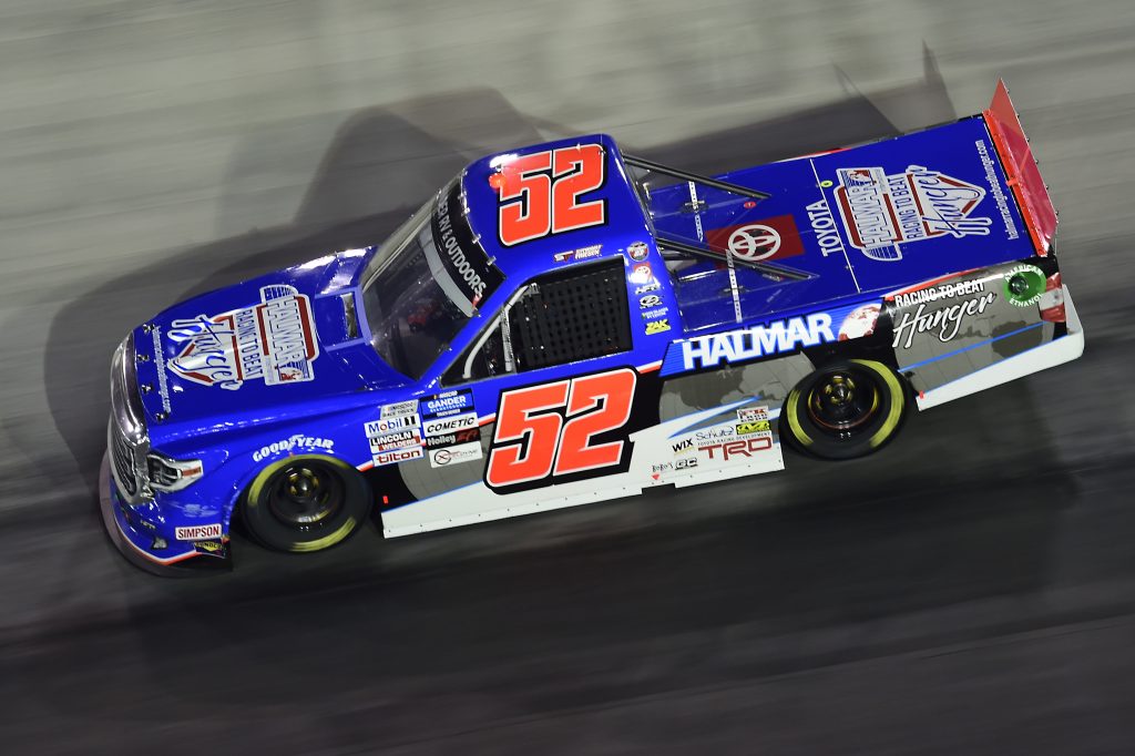 BRISTOL, TENNESSEE - SEPTEMBER 17: Stewart Friesen, driver of the #52 Halmar Racing To Beat Hunger Toyota, drives during the NASCAR Gander RV & Outdoors Truck Series UNOH 200 presented by Ohio Logistics at Bristol Motor Speedway on September 17, 2020 in Bristol, Tennessee. (Photo by Jared C. Tilton/Getty Images) | Getty Images