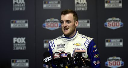DAYTONA BEACH, FLORIDA - FEBRUARY 12: Ty Dillon, driver of the #13 GEICO Chevrolet, speaks with the media during the NASCAR Cup Series 62nd Annual Daytona 500 Media Day at Daytona International Speedway on February 12, 2020 in Daytona Beach, Florida. (Photo by Jared C. Tilton/Getty Images) | Getty Images
