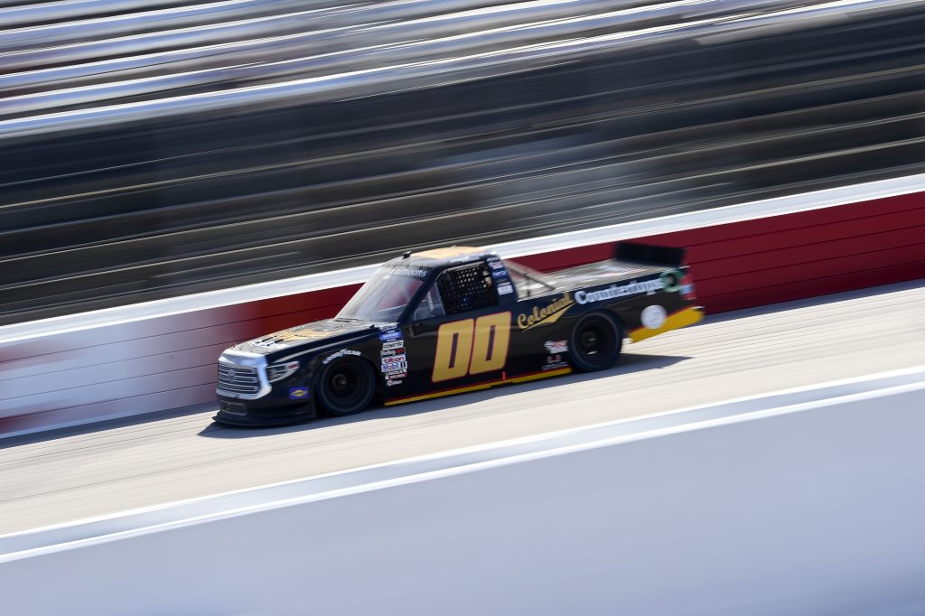 DARLINGTON, SOUTH CAROLINA - SEPTEMBER 06: Josh Reaume, driver of the #00 Toyota, drives during the NASCAR Gander Outdoors Truck Series  South Carolina Education Lottery 200 at Darlington Raceway on September 06, 2020 in Darlington, South Carolina. (Photo by Jared C. Tilton/Getty Images) | Getty Images