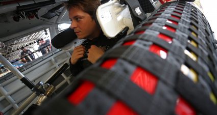DAYTONA BEACH, FLORIDA - JULY 04: Landon Cassill, driver of the #4 Flex Seal/Contec Chevrolet, sits in his car during practice for the NASCAR Xfinity Series Circle K Firecracker 250 Powered by Coca-Cola at Daytona International Speedway on July 04, 2019 in Daytona Beach, Florida. (Photo by Matt Sullivan/Getty Images) | Getty Images