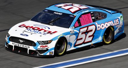 CONCORD, NORTH CAROLINA - OCTOBER 10: Joey Hand, driver of the #52 Boom Mobile Ford, drives during the NASCAR Cup Series Bank of America ROVAL 400 at Charlotte Motor Speedway on October 10, 2021 in Concord, North Carolina. (Photo by Jared C. Tilton/Getty Images) | Getty Images