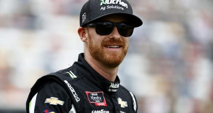 CONCORD, NORTH CAROLINA - OCTOBER 09: Jeb Burton, driver of the #10 Radiate Next Chevrolet, walks the grid prior to the NASCAR Xfinity Series Drive for the Cure 250 presented by Blue Cross Blue Shield of North Carolina at Charlotte Motor Speedway on October 09, 2021 in Concord, North Carolina. (Photo by Jared C. Tilton/Getty Images) | Getty Images