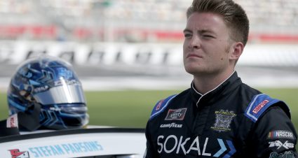 CONCORD, NORTH CAROLINA - MAY 29: Stefan Parsons, driver of the #76 SOKAL Digital Ford, waits on the grid during qualifying for the NASCAR Xfinity Series Alsco Uniforms 300 at Charlotte Motor Speedway on May 29, 2021 in Concord, North Carolina. (Photo by Brian Lawdermilk/Getty Images) | Getty Images