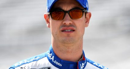FORT WORTH, TEXAS - OCTOBER 17: Joey Logano, driver of the #22 AAA Insurance Ford, walks the grid prior to the NASCAR Cup Series Autotrader EchoPark Automotive 500 at Texas Motor Speedway on October 17, 2021 in Fort Worth, Texas. (Photo by Logan Riely/Getty Images) | Getty Images