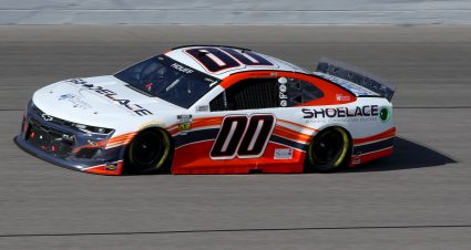 KANSAS CITY, KANSAS - OCTOBER 24: Quin Houff, driver of the #00 CREEK/Chariton Chevrolet, drives during the NASCAR Cup Series Hollywood Casino 400 at Kansas Speedway on October 24, 2021 in Kansas City, Kansas. (Photo by Sean Gardner/Getty Images) | Getty Images