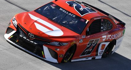 MARTINSVILLE, VIRGINIA - OCTOBER 31: Bubba Wallace, driver of the #23 Door Dash Toyota, drives during the NASCAR Cup Series Xfinity 500 at Martinsville Speedway on October 31, 2021 in Martinsville, Virginia. (Photo by Logan Riely/Getty Images) | Getty Images